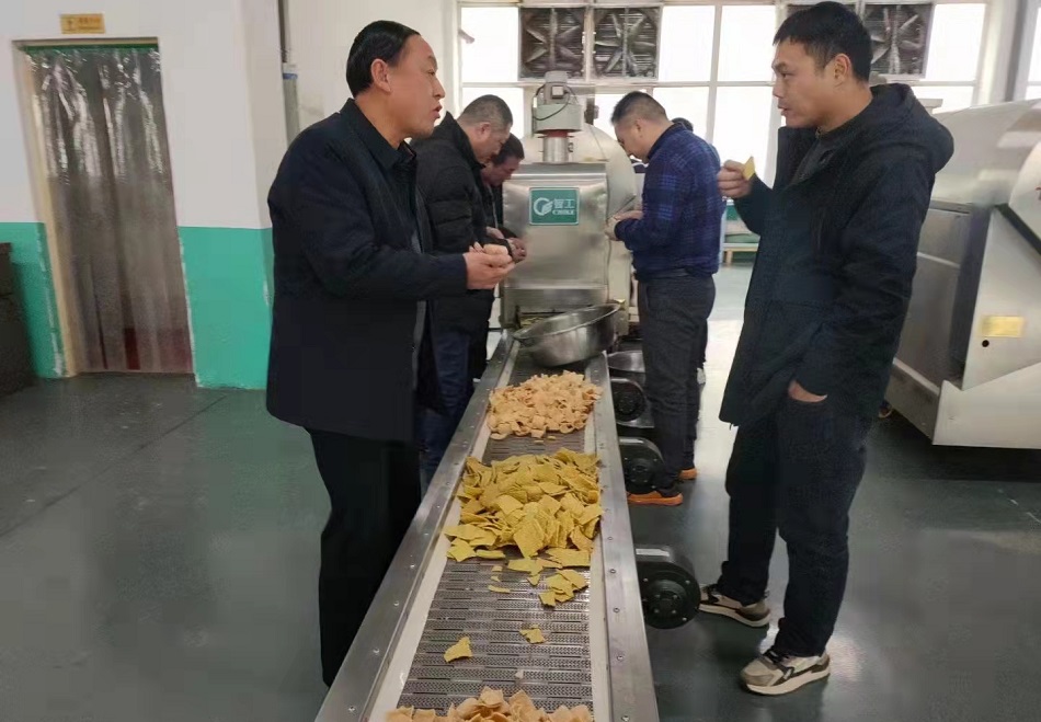 小型流水線電磁炒貨機