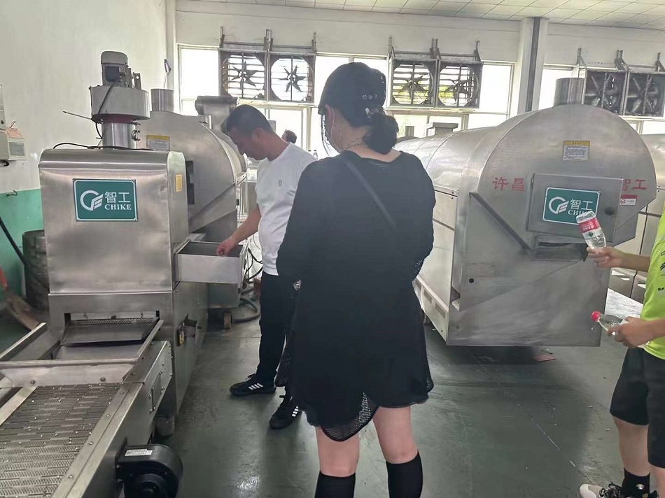 流水線電磁炒貨設備